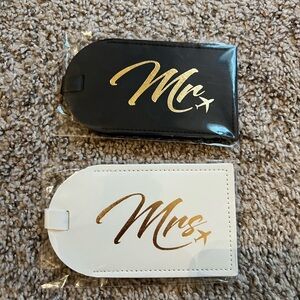 Mr and Mrs Luggage Tags